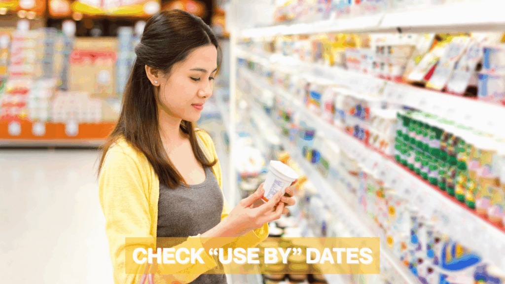 Check Product 'Best Before' or 'Use By' Dates
